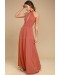 First Comes Love Rusty Rose Maxi Dress